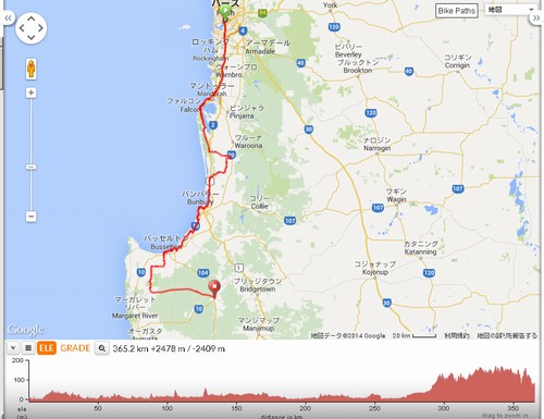 DAY1：Perth to Nannup 366km