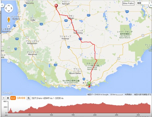 DAY3：Albany to Williams 327km