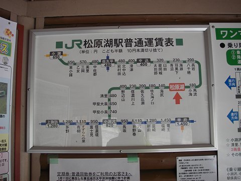 松原湖駅