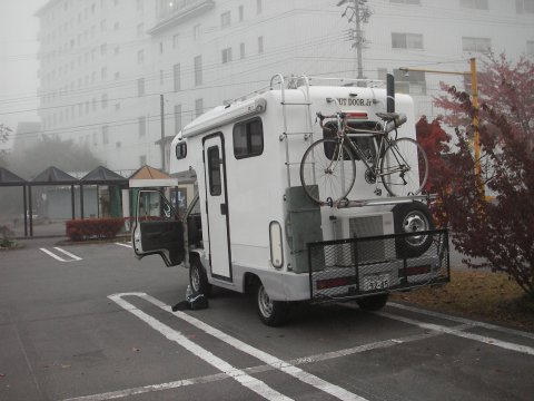 懐古園の駐車場