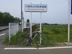 デローザR848の初走り
