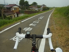 今日の川越狭山自転車道は暑かった