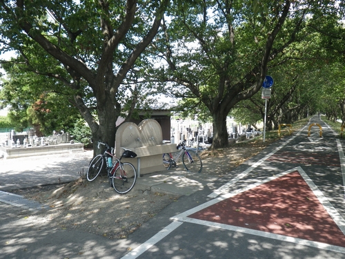 荒川サイクリングロードの水飲み場