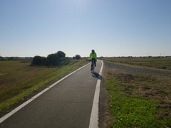 荒川自転車道を70kmほど