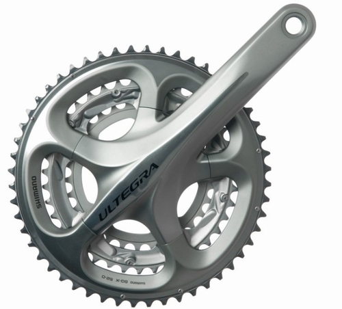 Shimano Ultegra 6703 Silver Triple 10sp Chainset