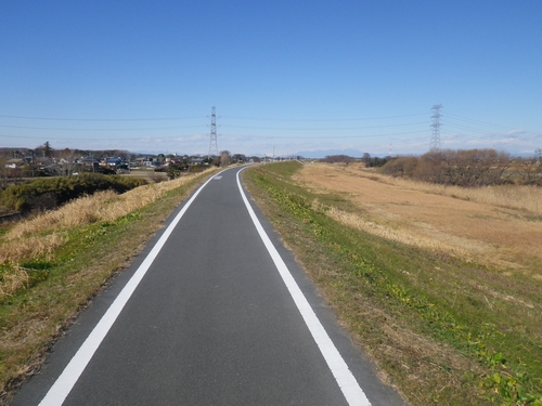 2013年初走り 荒川自転車道