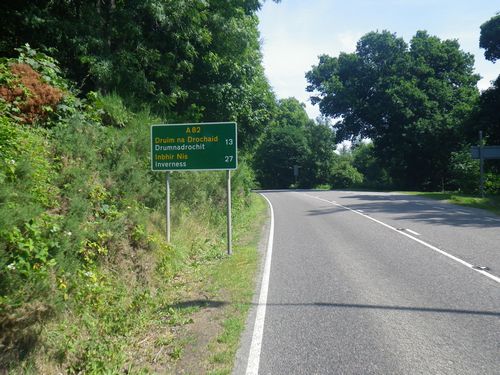 ネス湖の道路