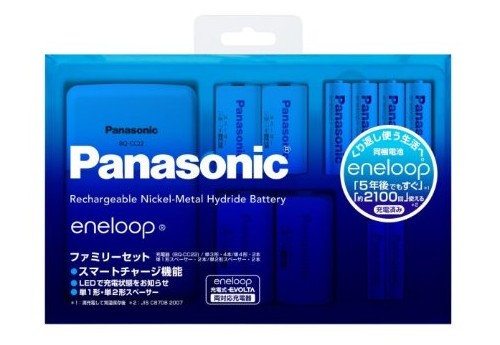 Panasonic eneloop 急速充電器ファミリーセット スタンダードモデル K-KJ22MCC42S