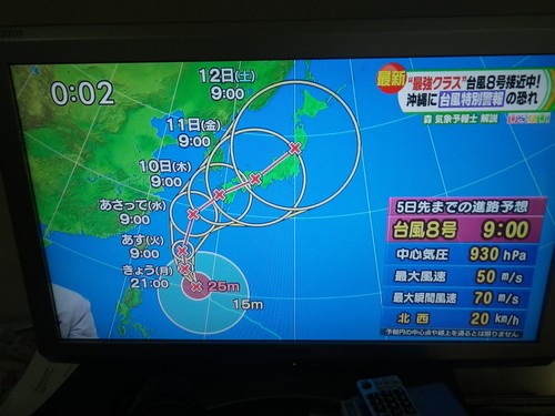 台風8号