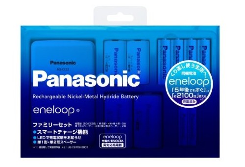 パナソニック eneloop(スタンダードモデル)ファミリーセット K-KJ22MCC42S